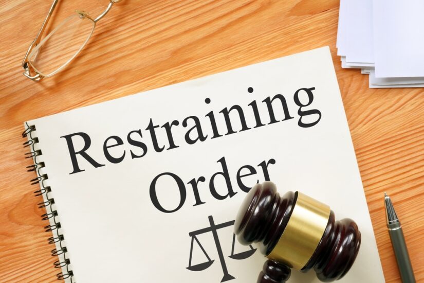 Photo of Restraining Order