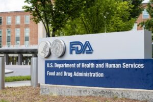 Sign Outside of FDA Headquarters